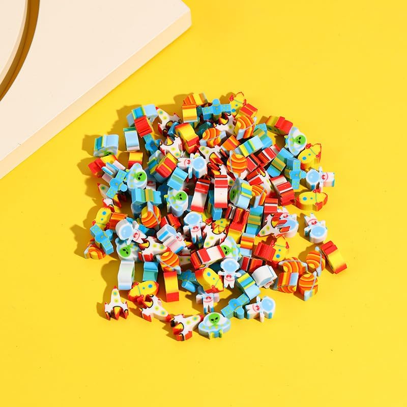 Kaemi 300 Pcs Mini Desk Pets for Kids Classroom Habitats, Cute Small Space Erasers, Little Eraser Pets for Party Favors, Classroom Prizes, Carnival Gifts and School Supplies - Image 4